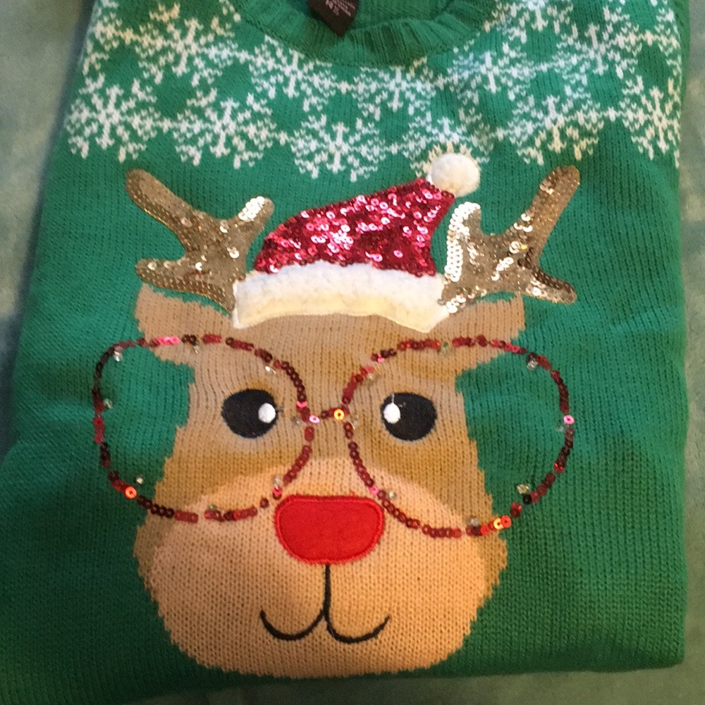 Light up ugly Christmas sweater